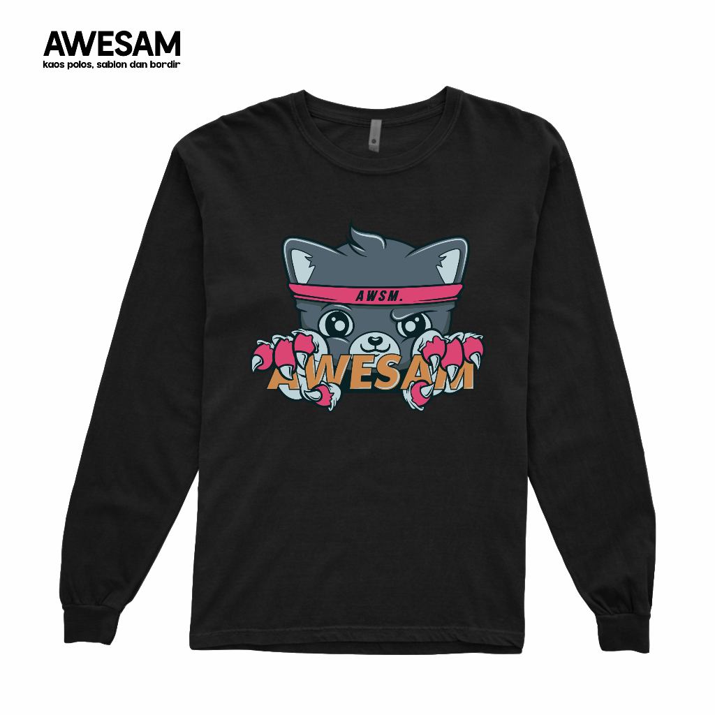 [ TERBARU ] KAOS SABLON AWESAM DISTRO - 033