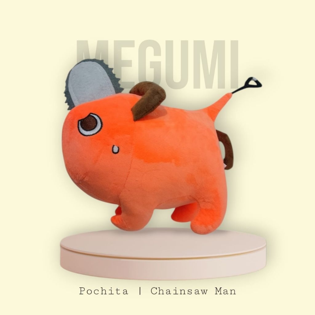 Mainan boneka pochita chainsaw man karakter anime