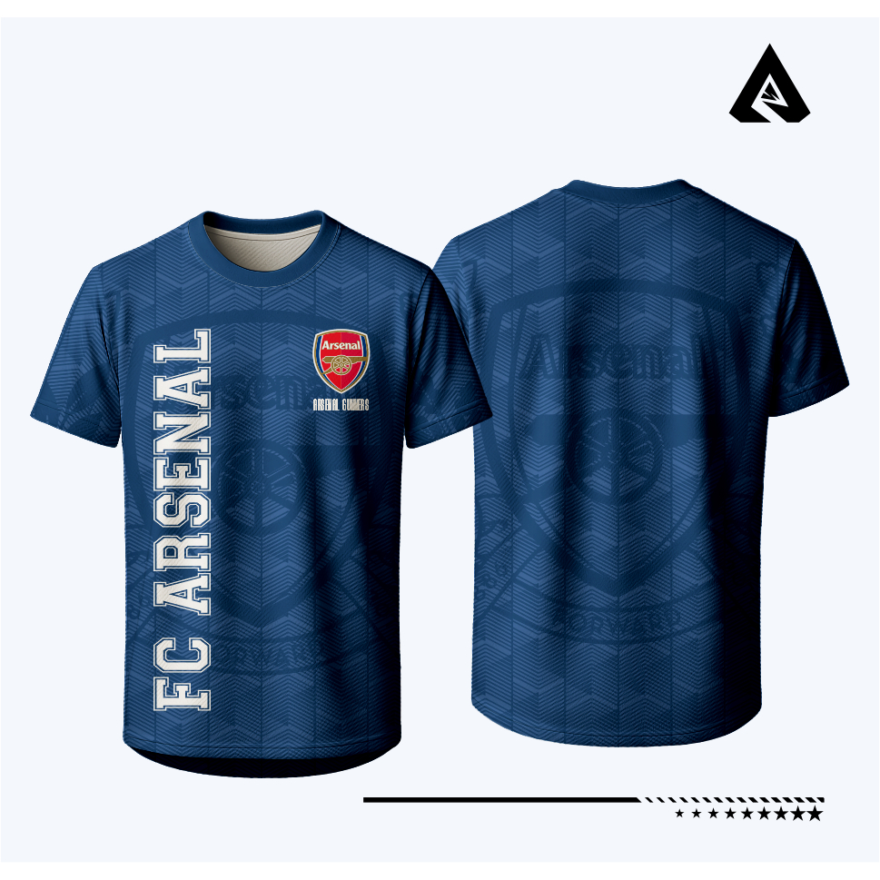 Jersey Fantasy ARSENAL / Jersey / Jersey Biru / Jersey Unisex / Jersey Drfyfit Milano Premium High Q