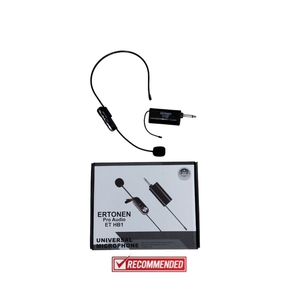 Mic Wireless Bando Clip On Ertonen ET HB1 // Microphone Wireless Clip On Bando Ertonen ET HB1