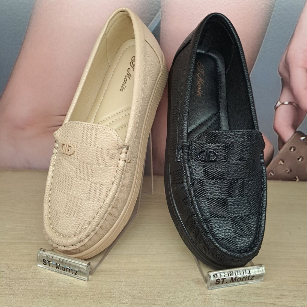 sepatu mocasine wanita st.moritz heels 2 cm
