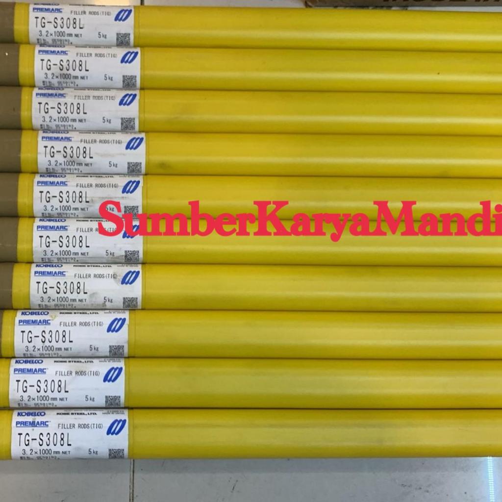 Kawat Las Tig Argon Stainless Steel Kobelco TG-S 308L 3,2MM / Kawat Las Tig Argon Stainless Steel Ko