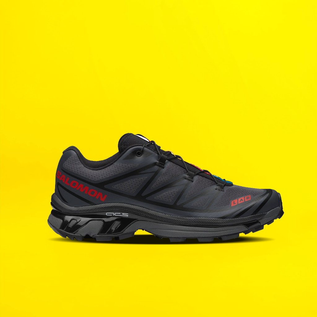 SNEAKERS salomon xt 6 x jjjound ‘ebony fiery red AUTHENTIC ORIGINAL FREE KAOS KAKI DAN PAPERBAG