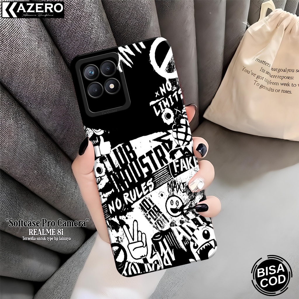 Silikon HP Realme 8i - Fashion Case Aesthetic - Softcase Realme 8i - Case Realme 8i - Kesing Realme 