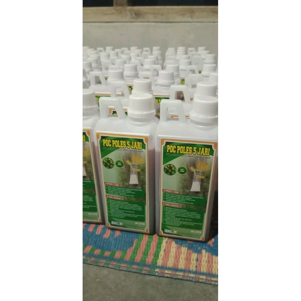 POC POLES 5 JARI PENAMBAH GETAH KARET 100% BISA PANEN MELIMPAH