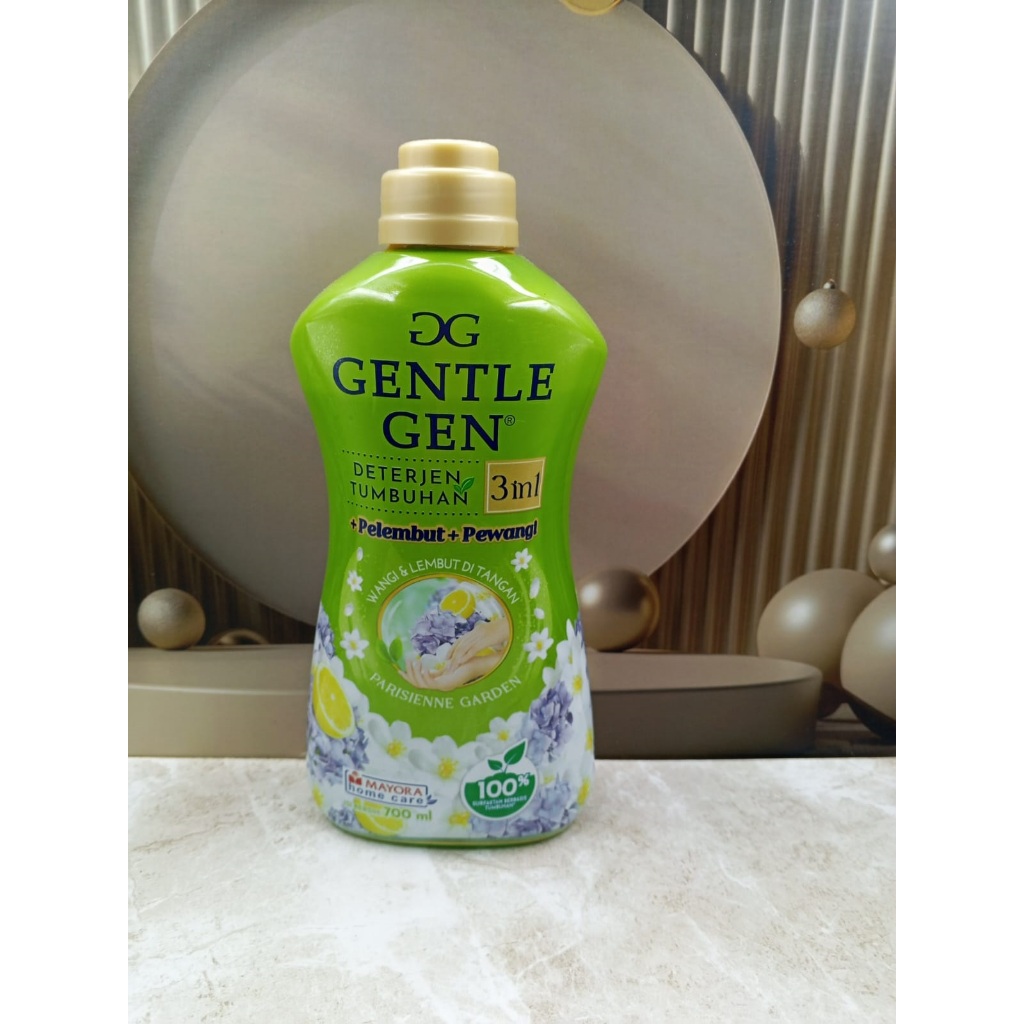 gentle gen 700ml deterjen cair tumbuhan 700ml hijau