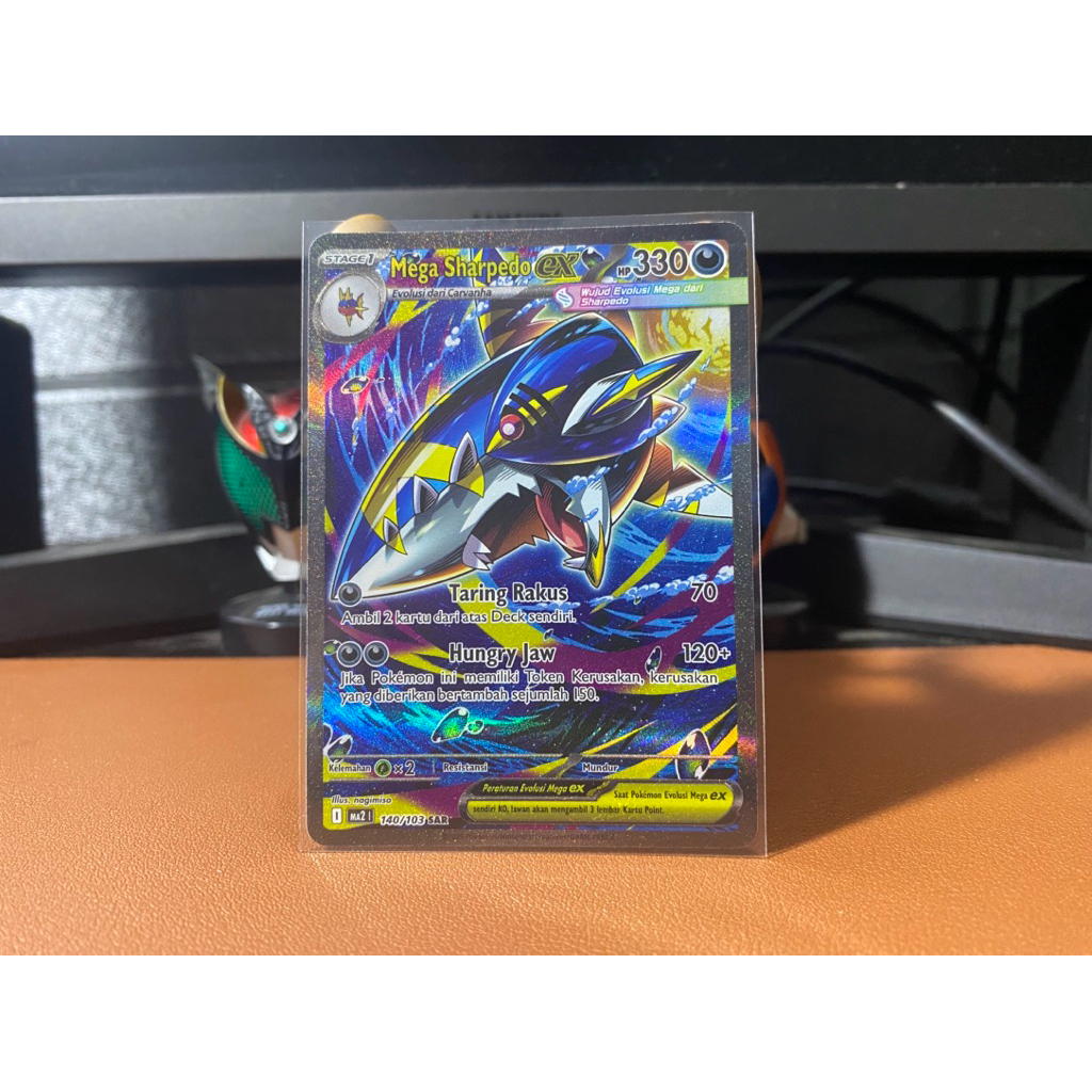 Win Bid Mega Sharpedo ex SAR, Kolosium Pertarungan SR, Dudunsparce AR, Arbok AR, & Hisuian Arcanine 
