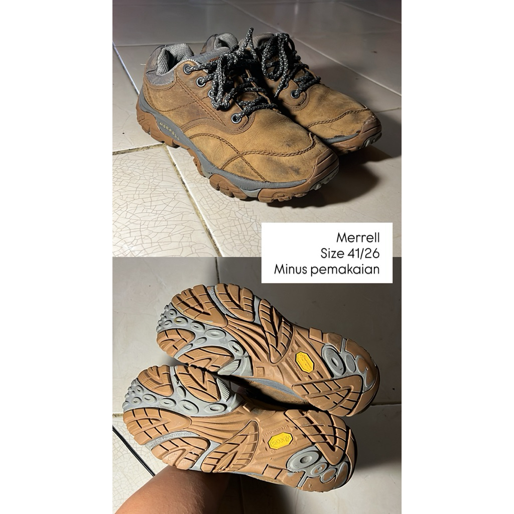 sepatu outdoor Merrell Size 41/26