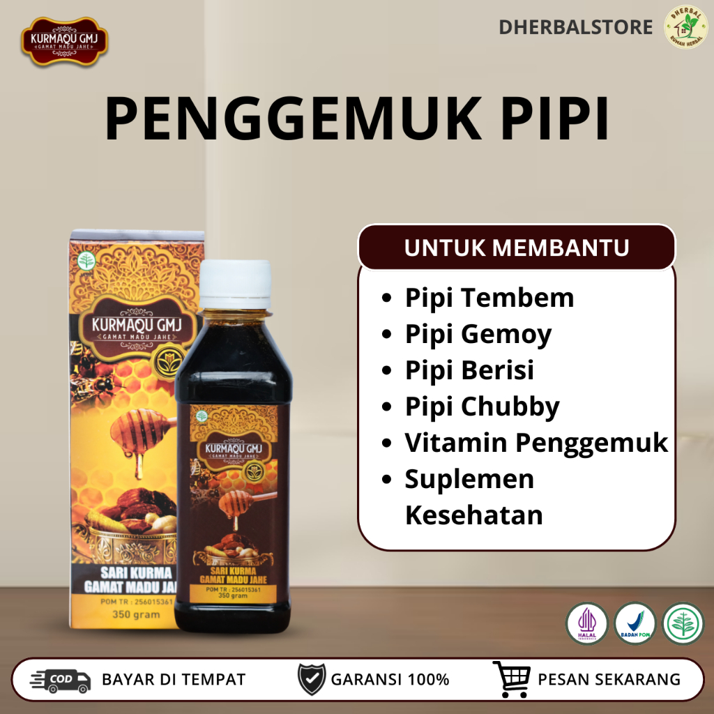Madu Kurmaqu untuk Penggemuk Pipi, Obat Pipi Tembem, Obat Pipi Chubby, Obat Pipi Berisi, Obat Pipi G
