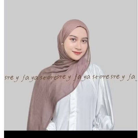 Pashmina Viscose Bamboo Premium | Hijab Adem Lembut Anti Kusut | Pashmina Panjang Mudah Dibentuk