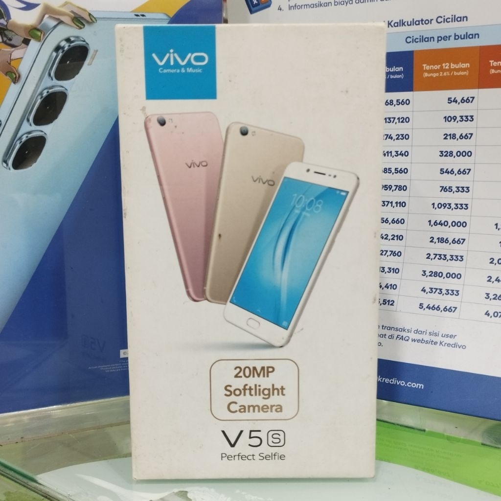 [Bekas] Dus Hp Vivo V5S / 1612  - Kotak Kardus Lama - Kondisi Sesuai Foto - 0ri9inaI
