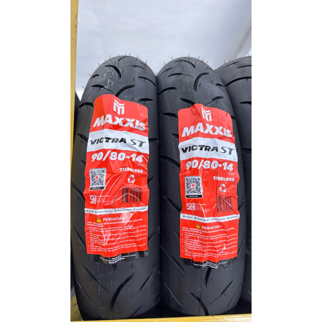 BAN MAXXIS VICTRA 90/80-14 TUBELESS