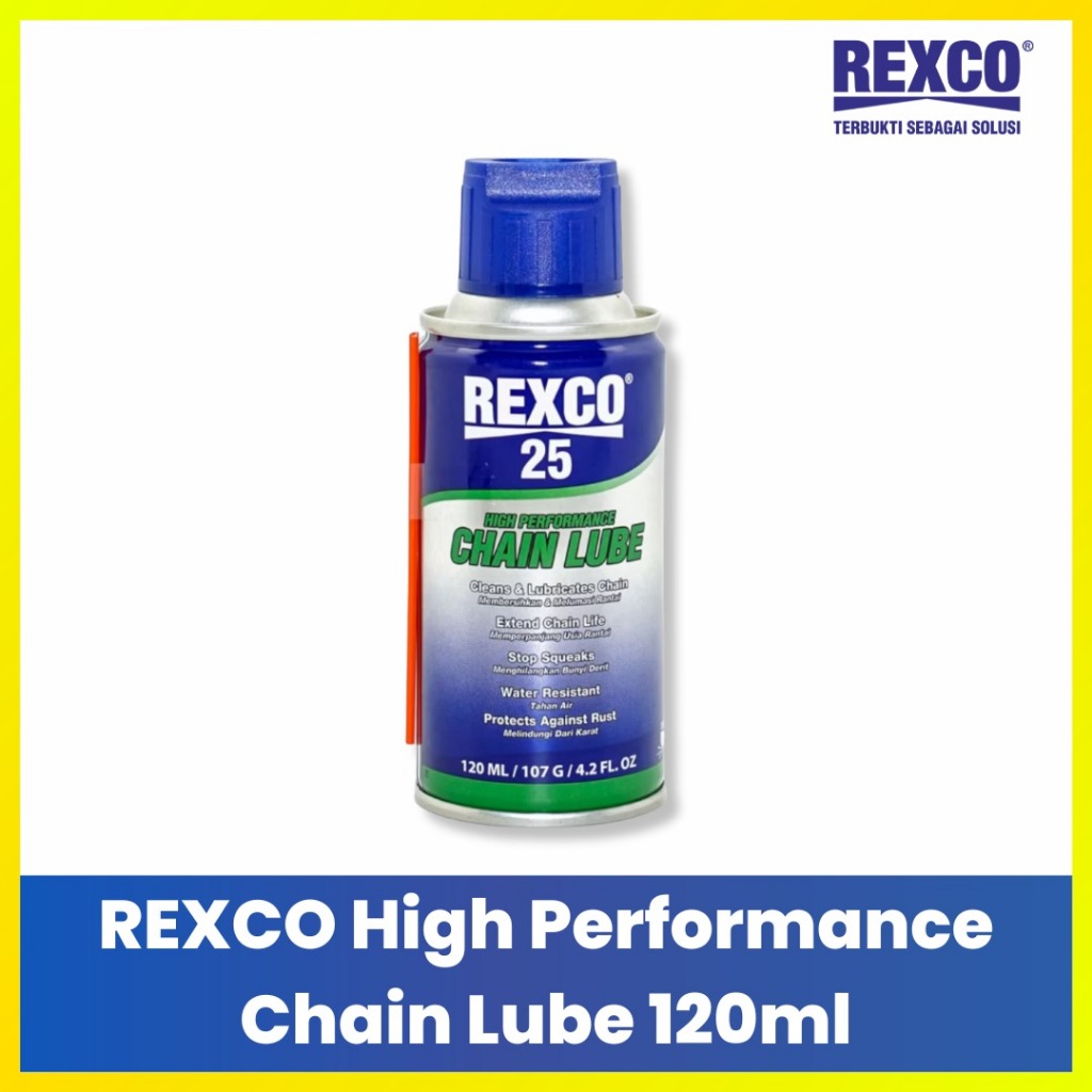 Rexco 25 Chain Lube 120ml Oli Pelumas Rantai Sepeda MTB Balap Lipat