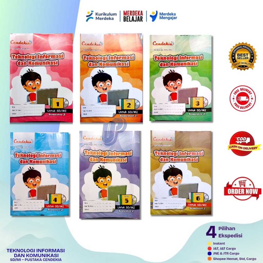 LKS TEKNOLOGI INFORMASI DAN KOMUNIKASI (TIK) KELAS 1,2,3,4,5,6 SEMESTER 2 EDISI REVISI (PENERBIT: CE