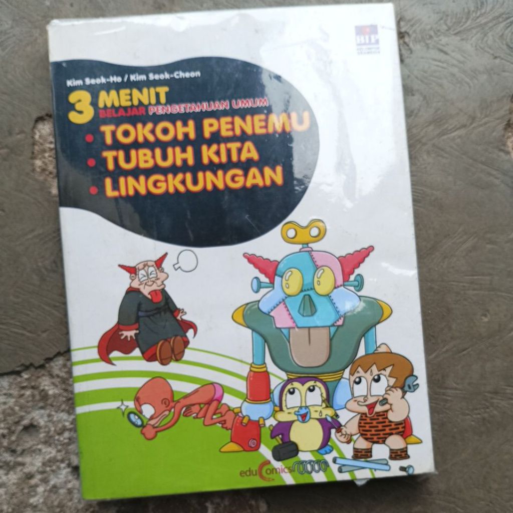 BUKU 3 MENIT BELAJAR PENGETAHUAN UMUM. Tokoh Penemu/ Tubuh Kita /Lingkungan