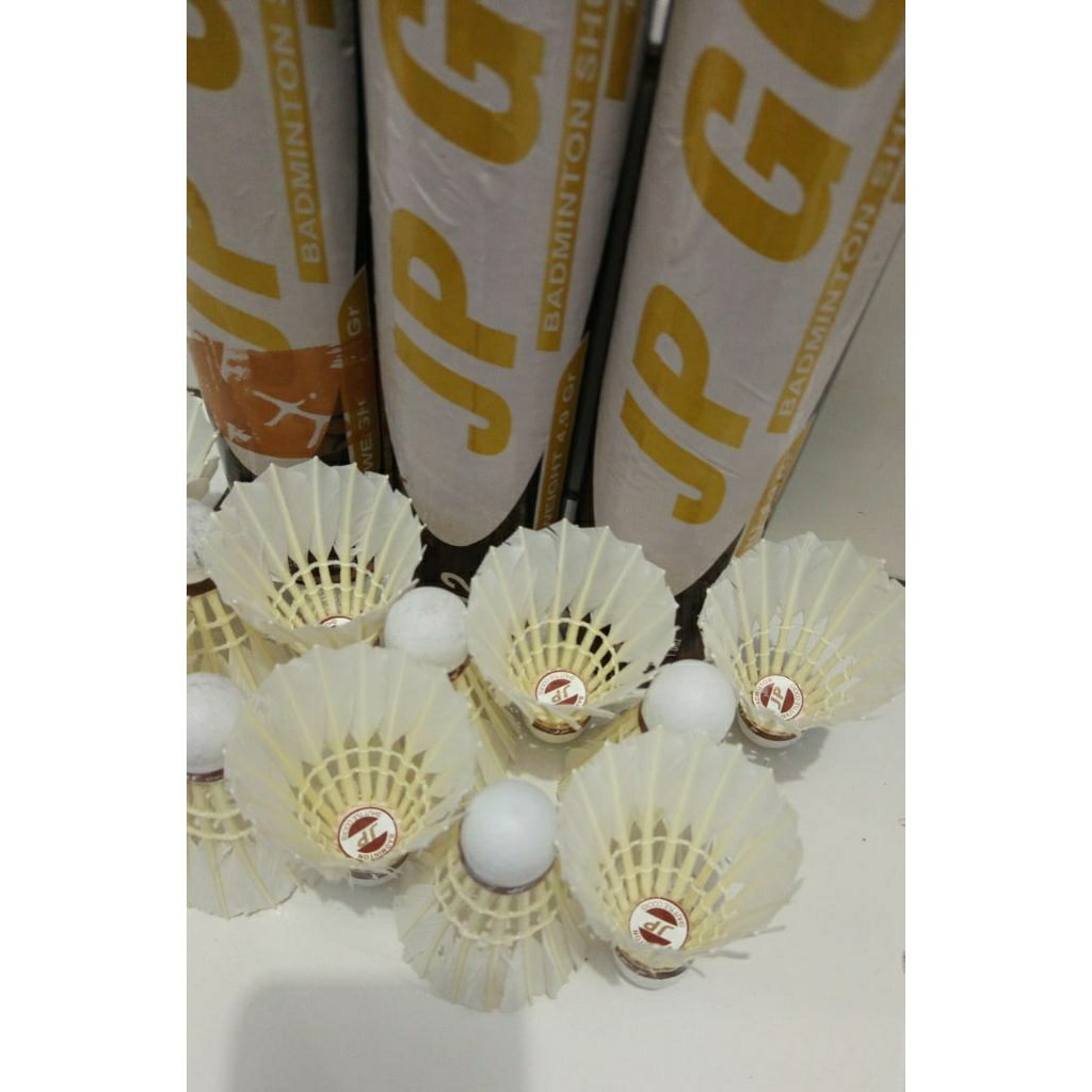 Shuttlecock JP GOLD bekas sortiran kondisi 90%