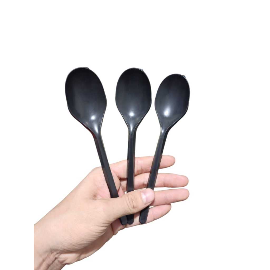 [100PCS] Sendok Makan Plastik Garpu Makan Plastik