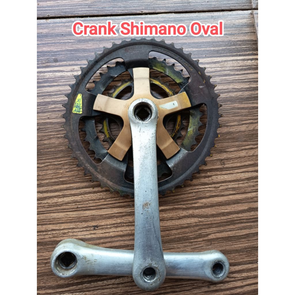 Crank MTB Shimano Oval Alloy