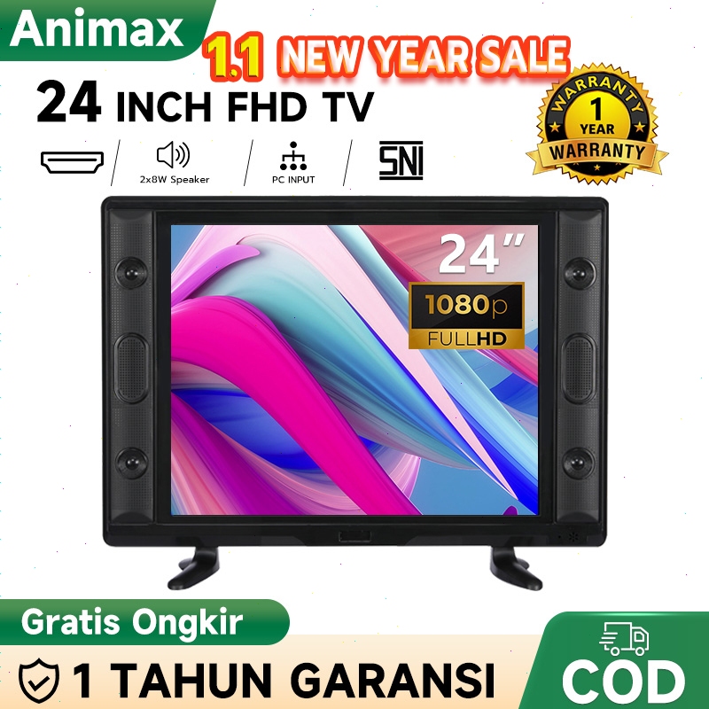 Animax Sakura TV LED 24 inch TV Digital 24 Inch Televisi Murah Monitor LED(TCLG-S20/22/24/25inch ) G