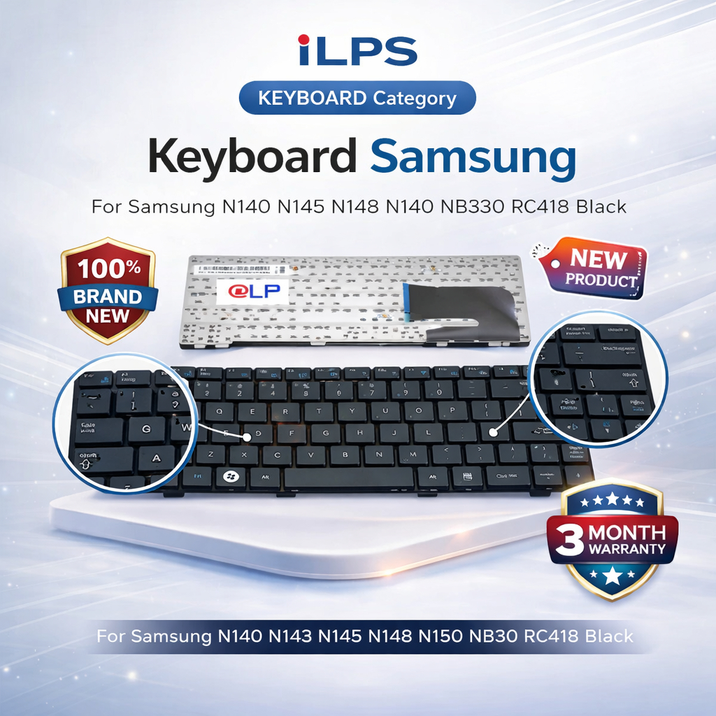 Keyboard Samsung N140 N143 N145 N148 N150 NB30 RC418 Black