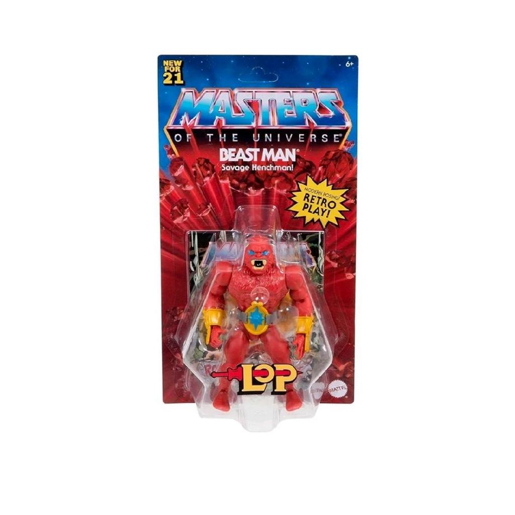 Mattel Masters of The Universe MOTU - BEAST MAN Figure (Retro Play)