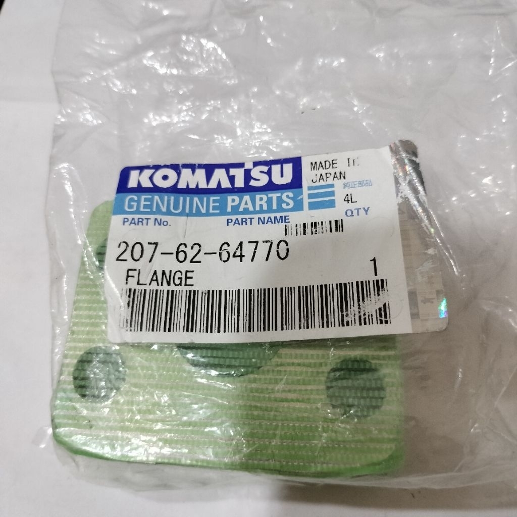 207-62-64770 FLANGE GENUINE PARTS KOMATSU