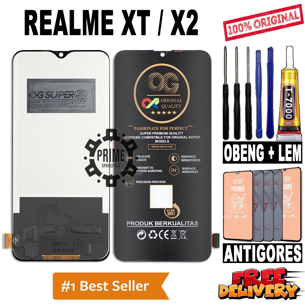 LCD TOUCHSCREEN REALME XT / REALME X2 ORIGINAL OEM LCD REALME XT / X2 FULLSET