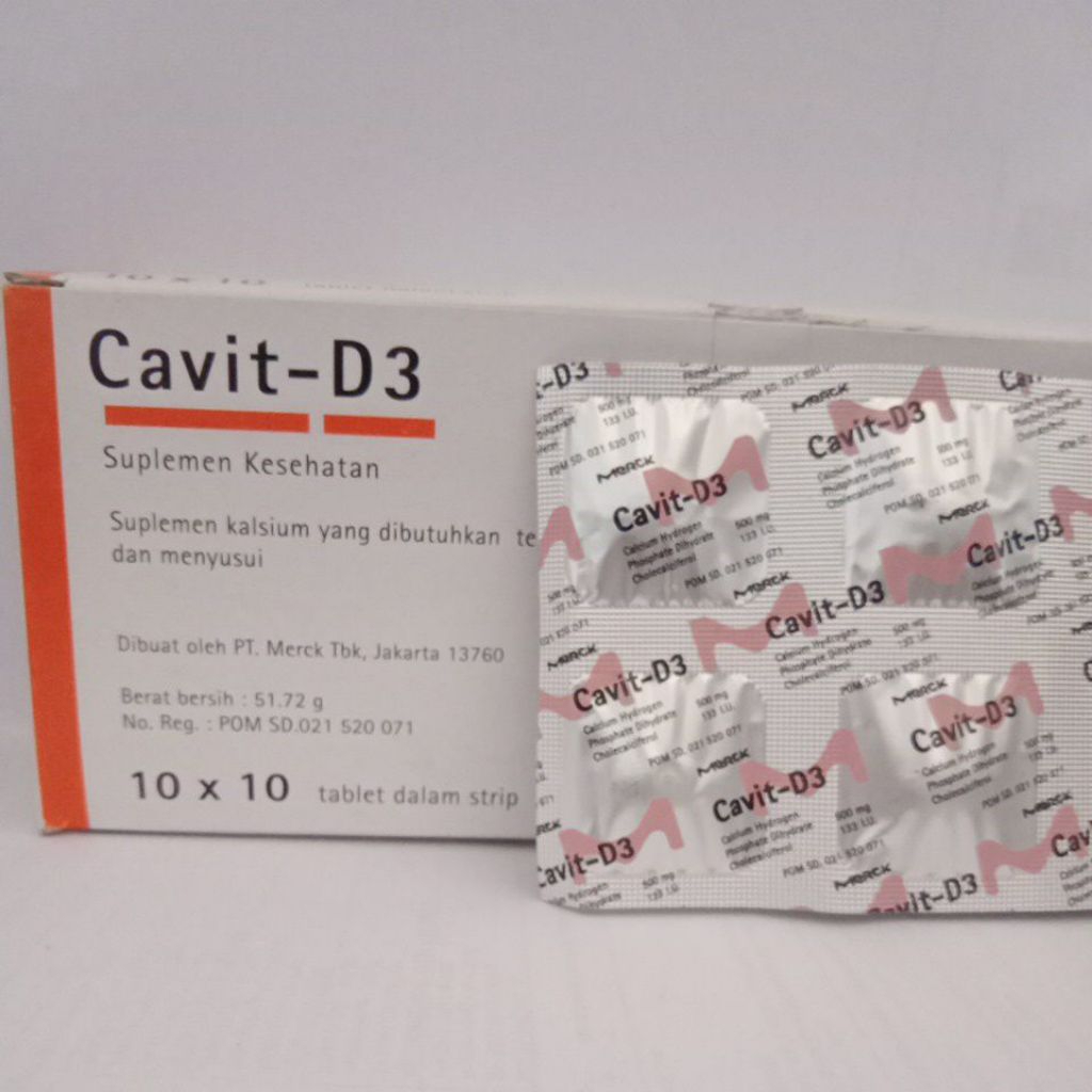 cavit D3 strip 10tablet kalsium