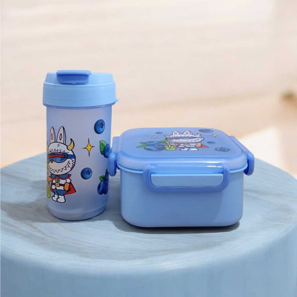 LUNCH BOX SET / SOUVENIR ULTAH ANAK SET KOTAK MAKAN + BOTOL MINUM