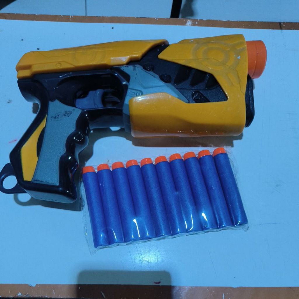mainan pistol blaster Nerf Dart Tag Sharp Shot
