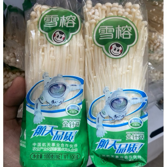 Jamur Enoki 100gr / Jamur Enoki Segar / Enoki Mushroom