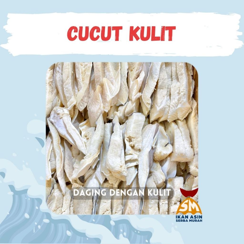 Cucut Kulit Super | Hiu Kulit | Ikan Cucut | Ikan Asin