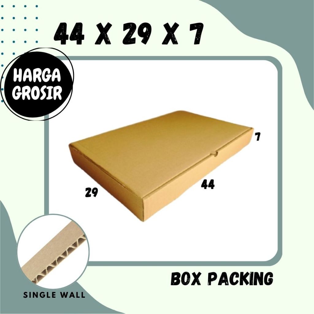 Box 44x29x7 Lipat Depan Kue Kering isi 6 500gr Polos/ Motif Hampers Kuker | Jersey / Kue Kering Kard