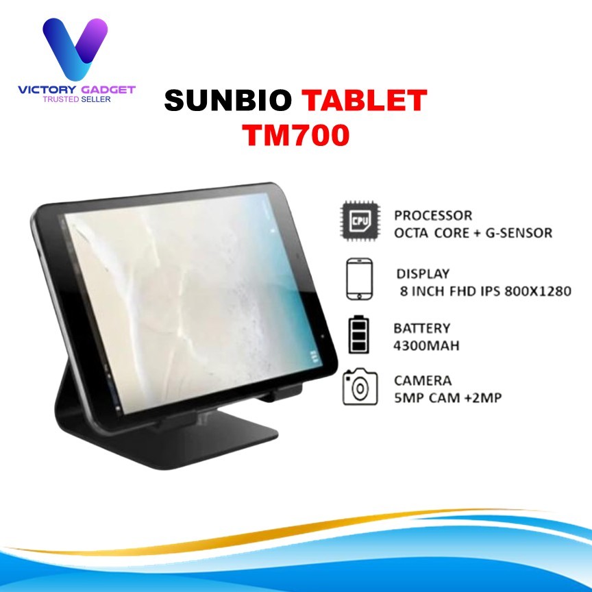 SUNBIO TABLET SB TM700 RAM 2GB ROM 32GB 4G LTE Garansi Resmi