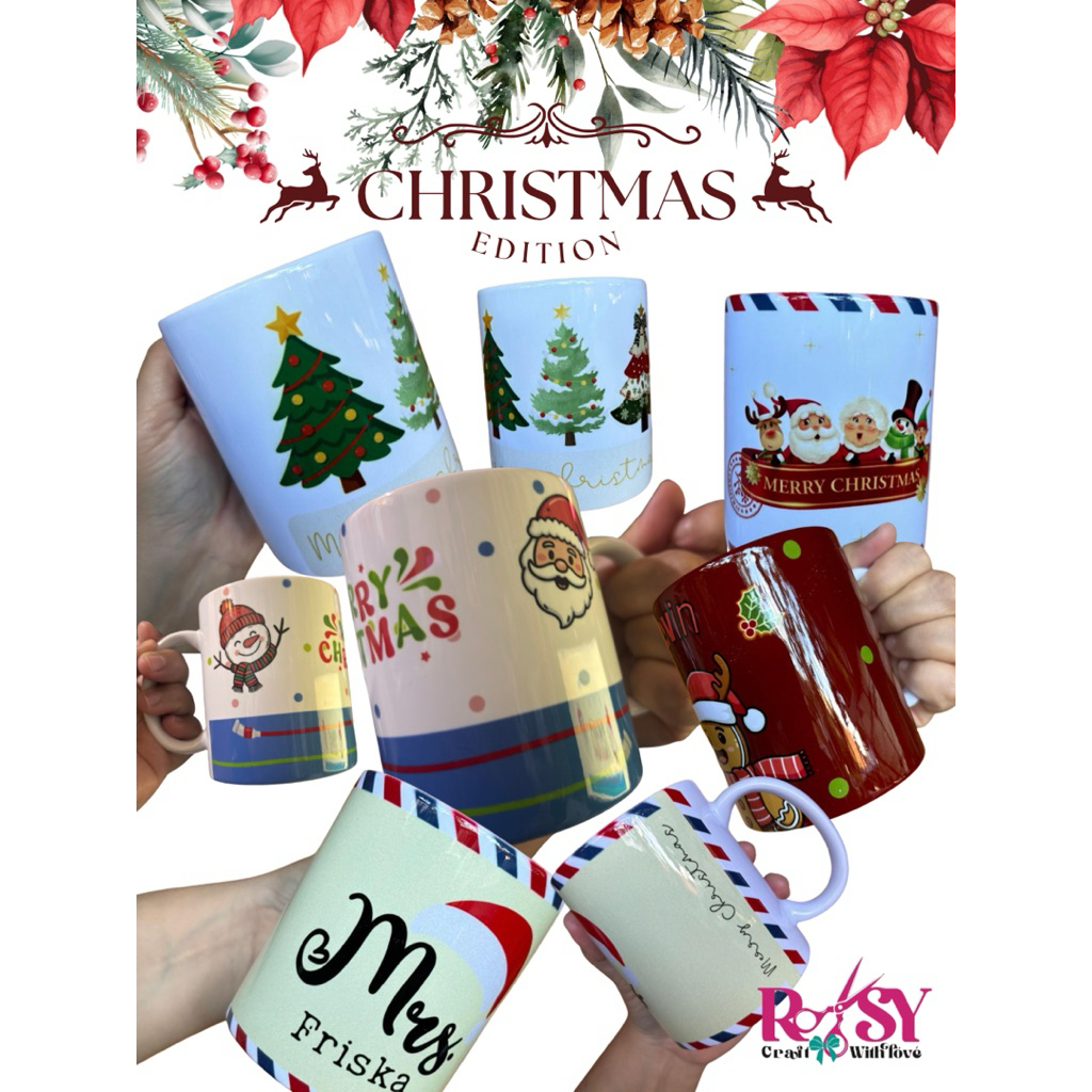 Hampers custom mug Natal / mug natal edition / mug christmas custom / mug natal custom / mug hampers