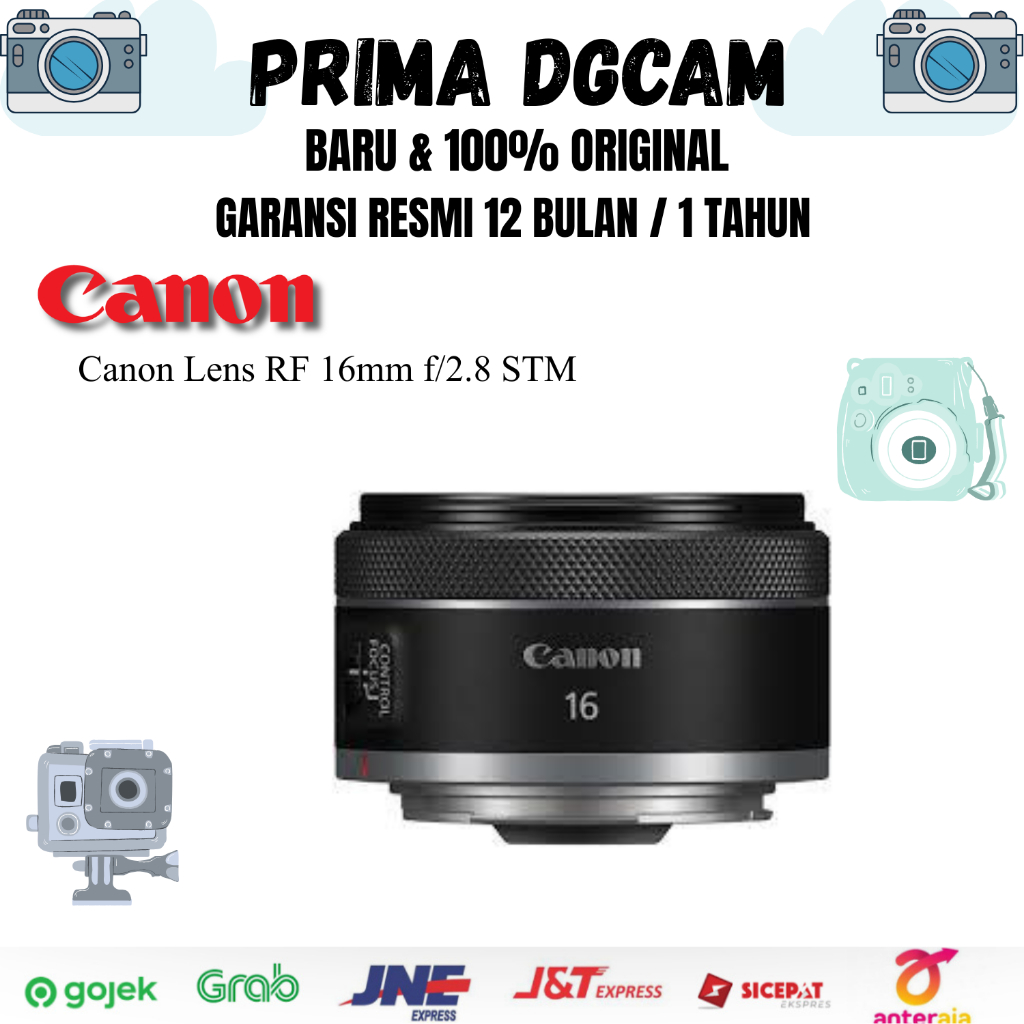 Canon RF 16mm f/2.8 STM – Lensa Ultra Wide RF Mount Original Garansi Resmi