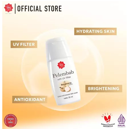Viva Pelembab Bengkuang Lotion 30 ml dengan UV Filter untuk Kulit Normal/Kering dan Ekstrak Bengkuan