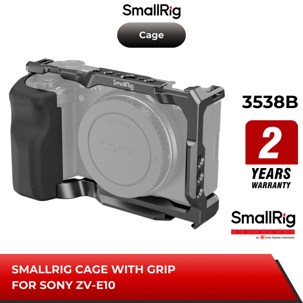 Smallrig Cage With Grip For Sony ZV-E10 3538B