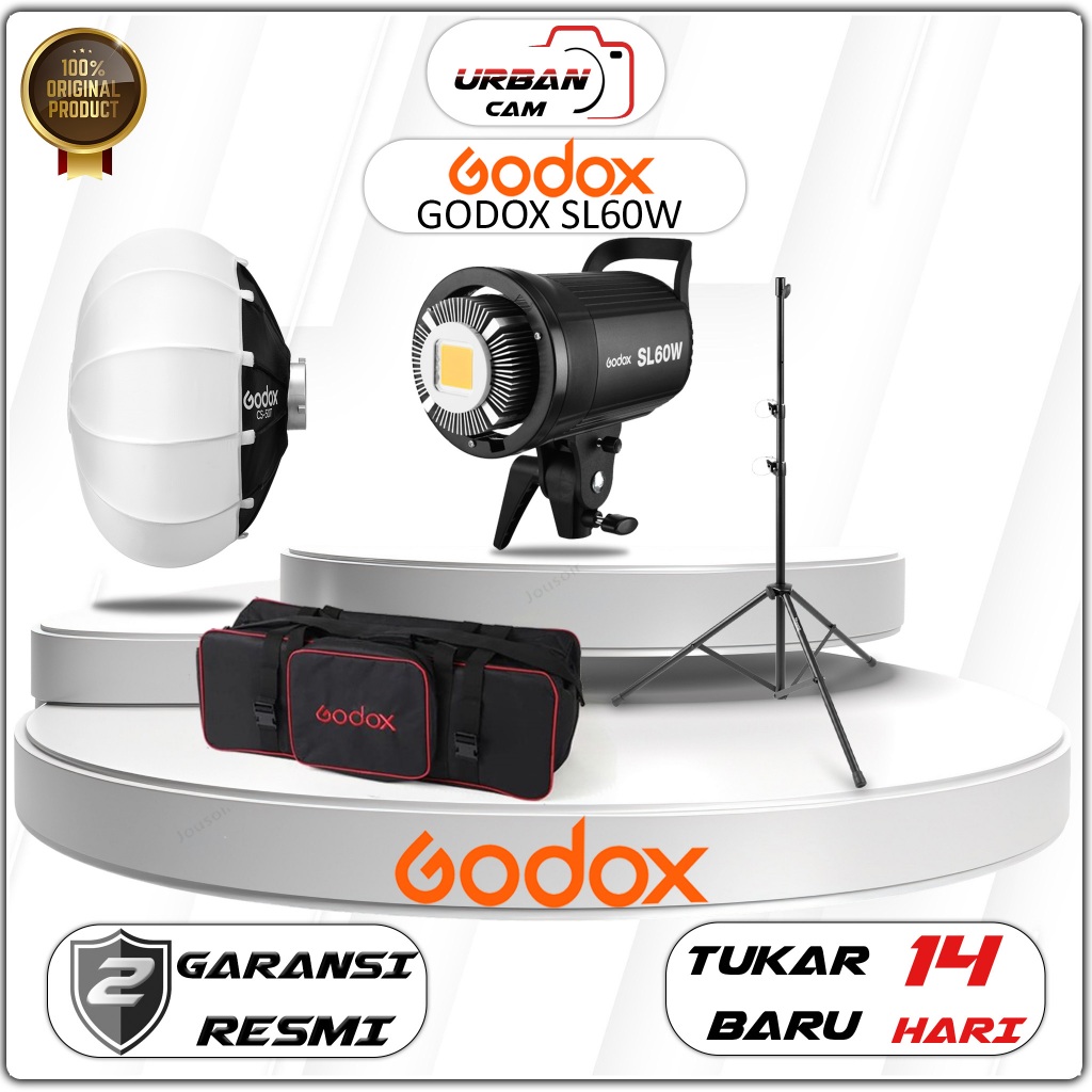 Godox SL60W Daylight LED Monolight / Paket Godox SL60W / Godox SL 60W