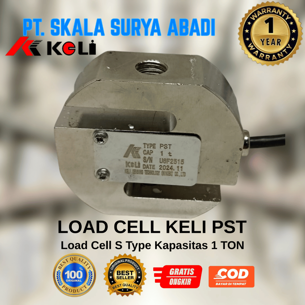 Load Cell KELI PST Cap 1 ton/ Load Cell Typer S / Load Cell Tarik