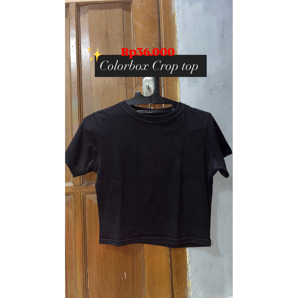 KAOS CROP TOP COLORBOX