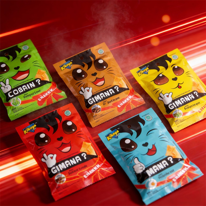 KIKOYA (30 Pcs) Makanan Ringan / Cemilan Rendah Lemak & Gula - Snack Sehat Aneka Rasa