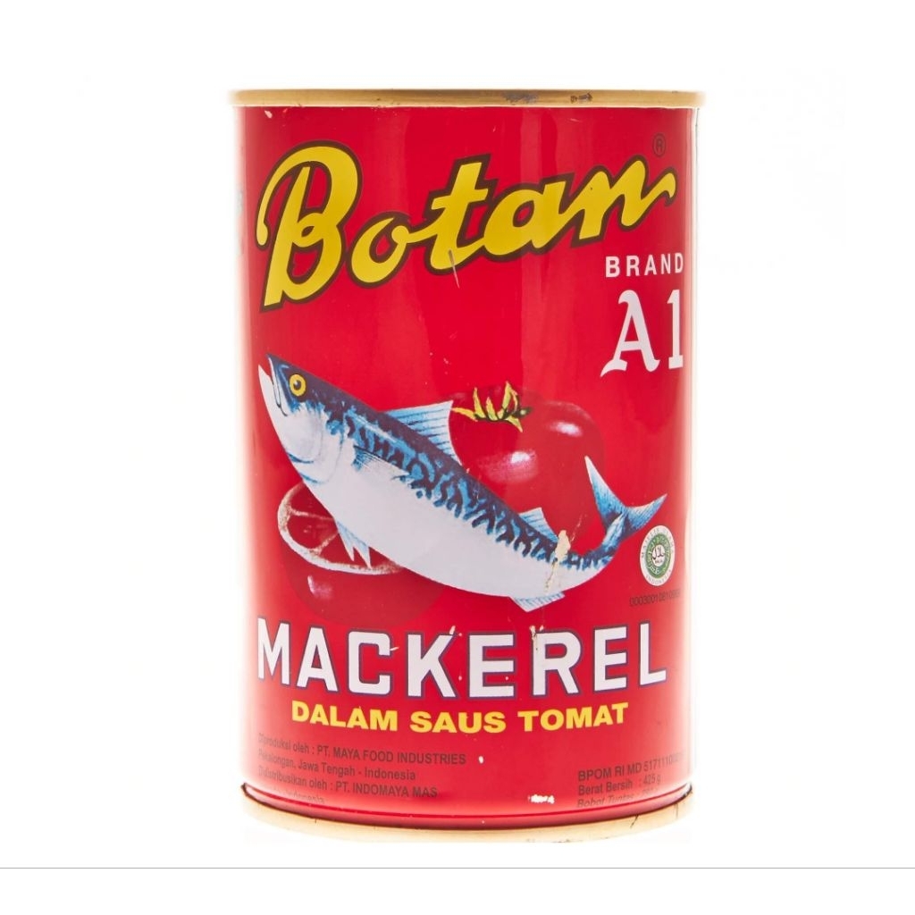 Botan Sarden Mackerel Saus Tomat Kaleng 425g