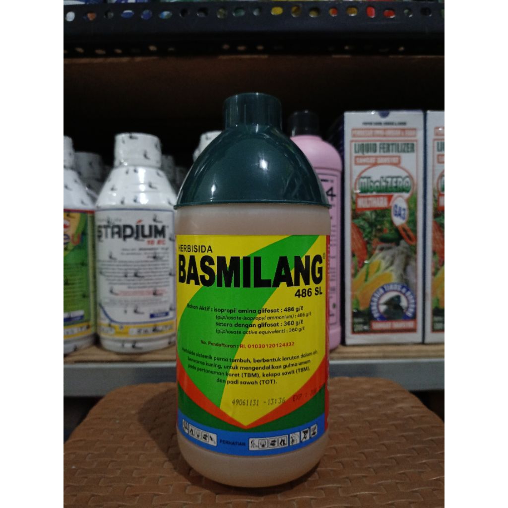 HERBISIDA SISTEMIK PURNA TUMBUH BASMILANG 486SL SANGAT EFEKTIF MEMBUNUH GULMA SAMPAI KE AKAR