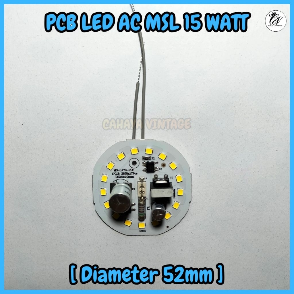 PCB Lampu LED AC MSL 15 Watt MESIN LAMPU LED