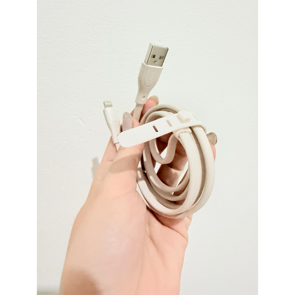 preloved kabel charger usb to lightning utk iphone ori merek robot