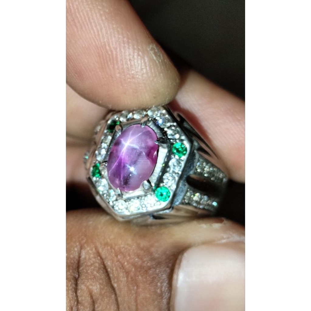 NATURAL RUBY BURMA STAR