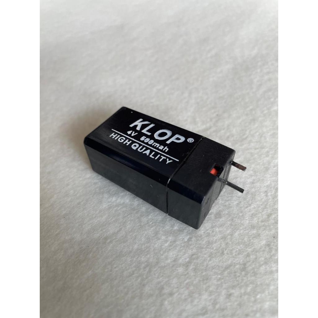 Baterai Aki 4V 500MAH Untuk Raket Nyamuk