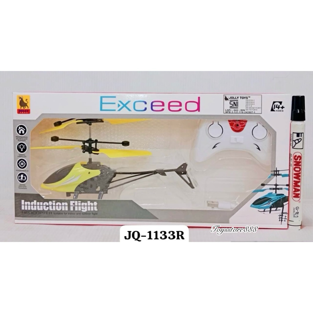 Mainan Anak Helicopter R/C remote control exceed LH-1802R