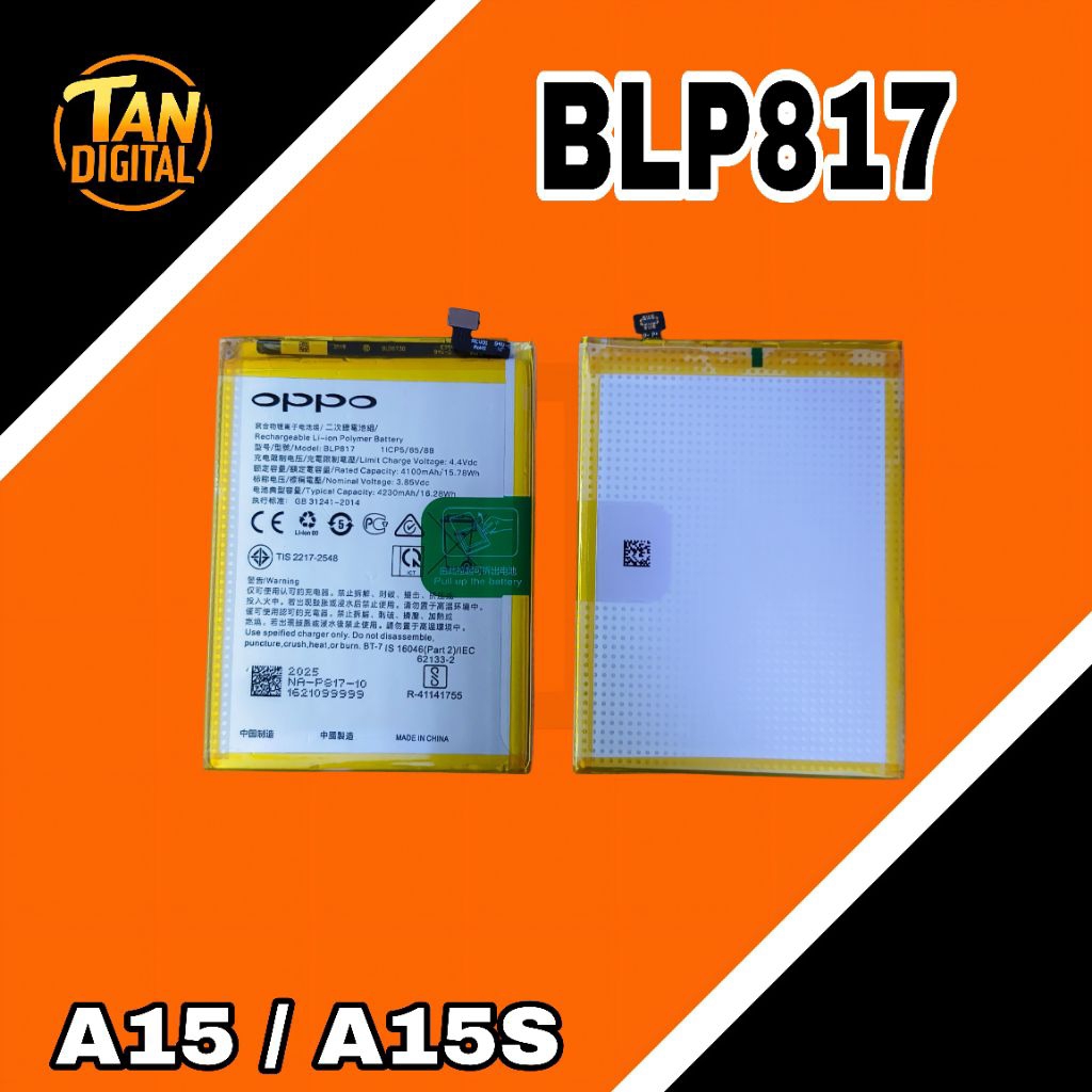 BATERAI BLP817 OPPO A15 / OPPO A15S